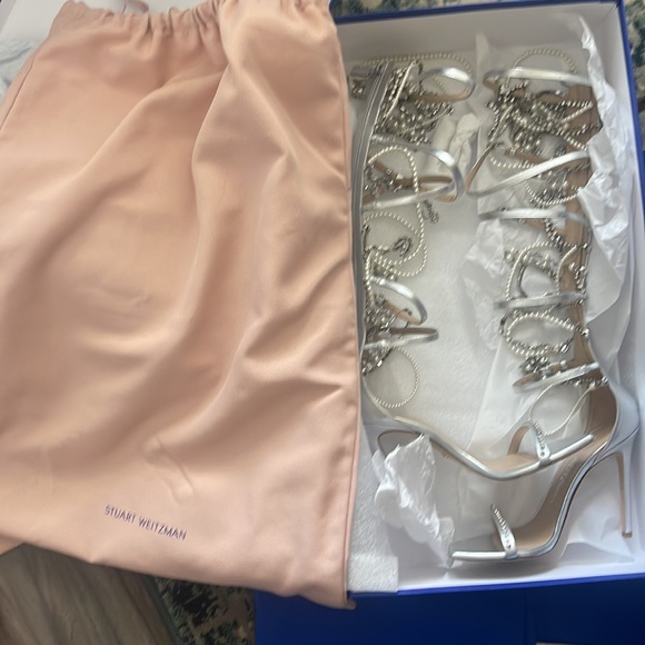 Stuart Weitzman Gladiator Sandal Heels - Picture 6 of 6